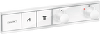 hansgrohe RainSelect Thermostat for 2 Functions Matt White