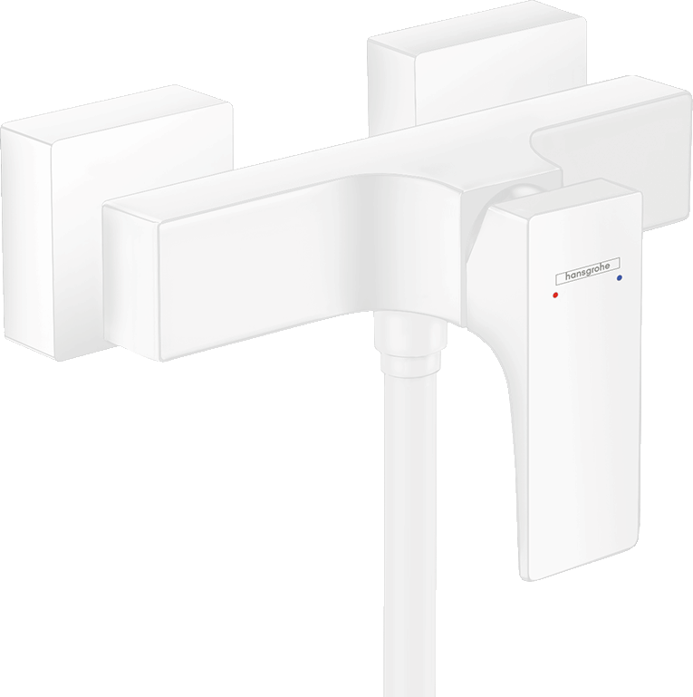 hansgrohe Metropol Exposed Shower Mixer Matt White
