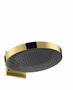 hansgrohe Rainfinity Overhead Shower 360 1jet with Wall Connector Polished Gold Optic