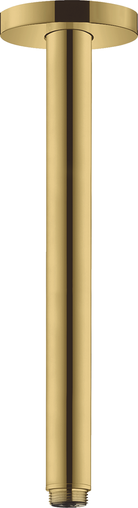 hansgrohe Ceiling Connector S 300mm Polished Gold Optic