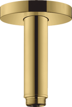 hansgrohe Ceiling Connector S 100mm Polished Gold Optic