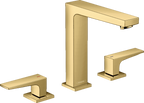 hansgrohe Metropol 3-Hole Basin Mixer 160 Polished Gold Optic