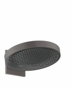 hansgrohe Rainfinity Overhead Shower 360 1jet with Wall Connector Brushed Black Chrome