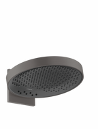 hansgrohe Rainfinity Overhead Shower 360 3jet with Wall Connector Brushed Black Chrome