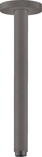 hansgrohe Ceiling Connector S 300mm Brushed Black Chrome