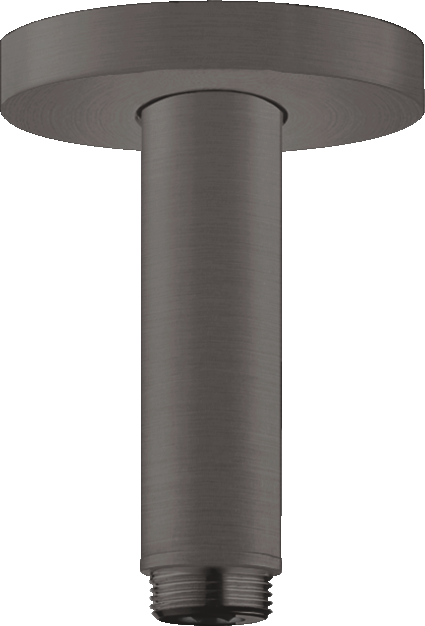 hansgrohe Ceiling Connector S 100mm Brushed Black Chrome