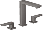hansgrohe Metropol 3-Hole Basin Mixer 160 Brushed Black Chrome