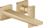hansgrohe Metropol Wall-Mounted Basin Mixer 225mm Brushed Bronze
