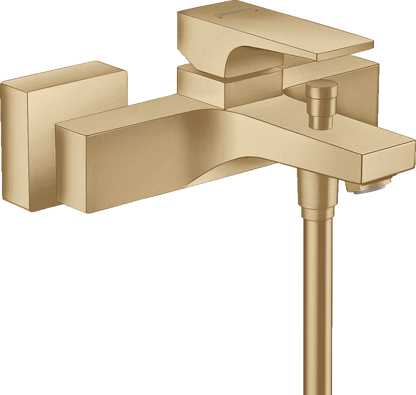 hansgrohe Metropol Exposed Bath Shower Mixer Brushed Bronze