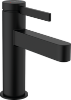 hansgrohe Finoris Basin Mixer 100 with Push-Open Waste Matt Black