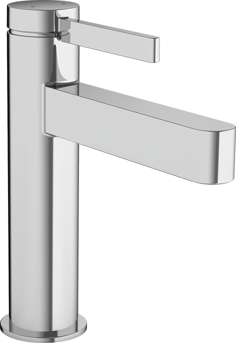 hansgrohe Finoris Basin Mixer 110 with Push-Open Waste Chrome