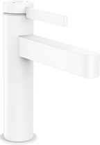 hansgrohe Finoris Basin Mixer 110 with Push-Open Waste Matt White