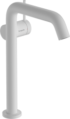 hansgrohe Tecturis S Basin Mixer 240 Fine CoolStart for Wash Bowls with Push-Open Waste Matt White