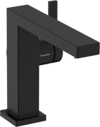 hansgrohe Tecturis E Basin Mixer 110 Fine CoolStart with Push-Open Waste Matt Black