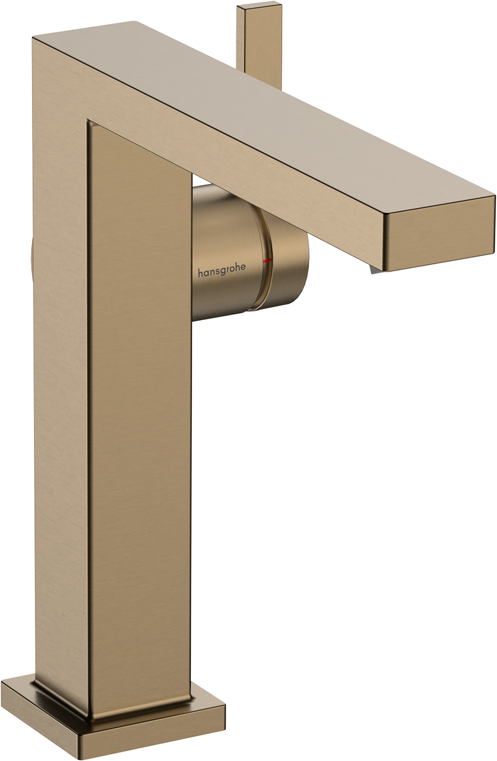 hansgrohe Tecturis E Basin Mixer 150 Fine CoolStart with Push-Open Waste Brushed Bronze