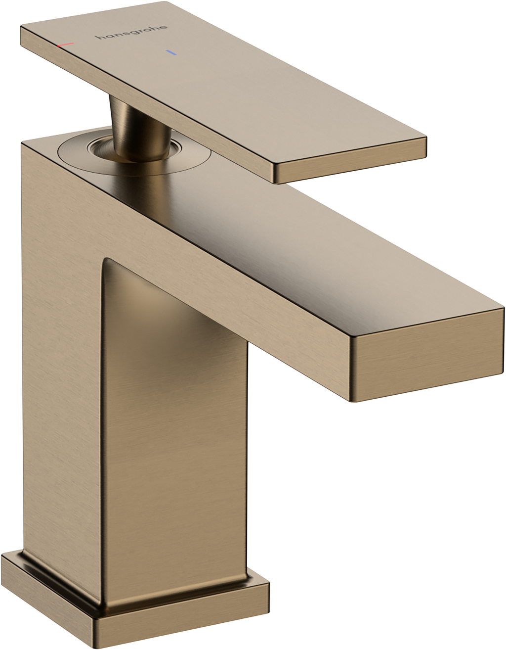 hansgrohe Tecturis E Basin Mixer 80 CoolStart with Pop-Up Waste Brushed Bronze