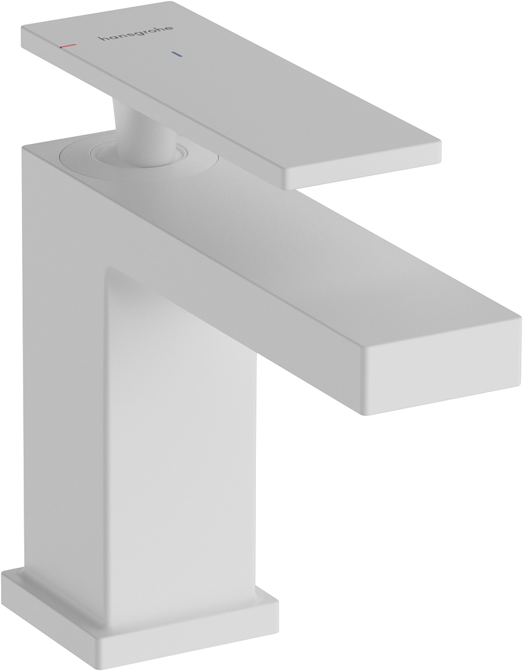 hansgrohe Tecturis E Basin Mixer 80 CoolStart with Pop-Up Waste Matt White