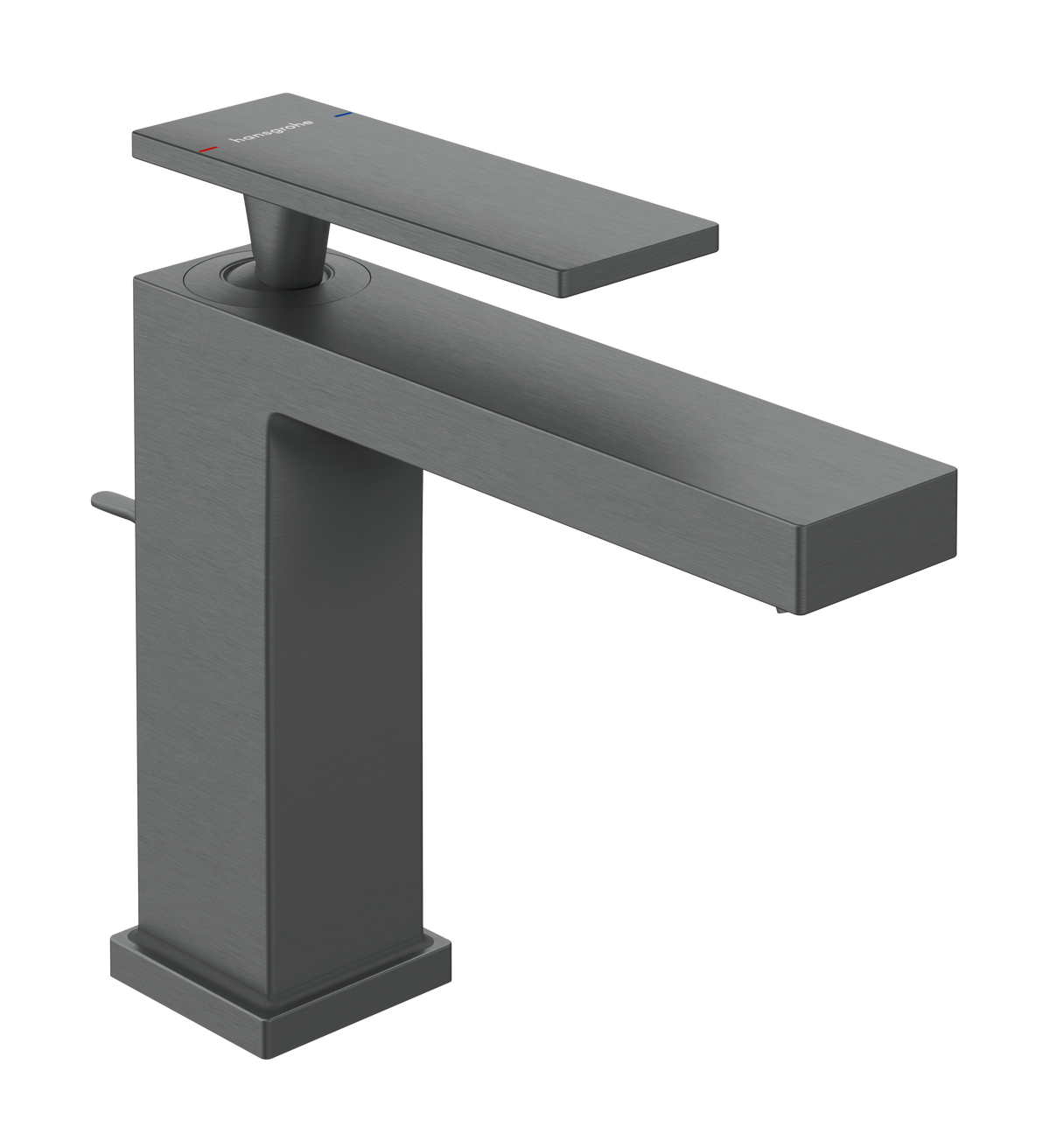 hansgrohe Tecturis E Single Lever Basin Mixer 110 EcoSmart+ Brushed Black Chrome