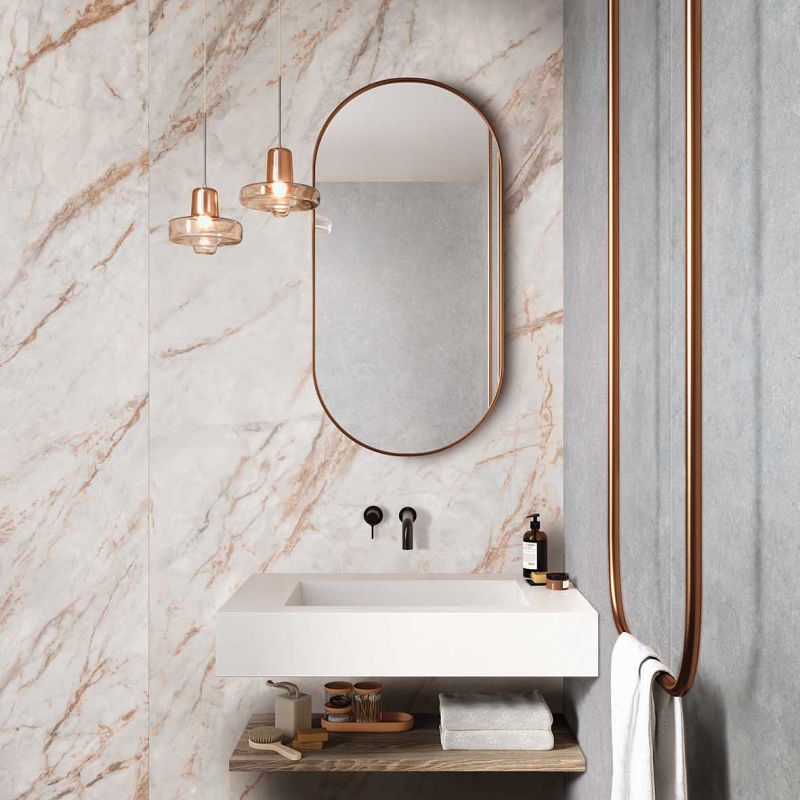 Flaviker Supreme Treasure Luminous Everose Soft 120x280 installation