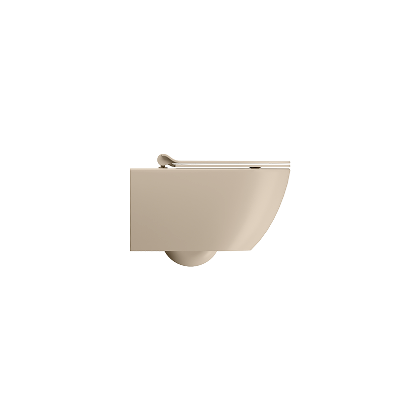 GSI Pura 55 rimless wall hung WC in matt creta