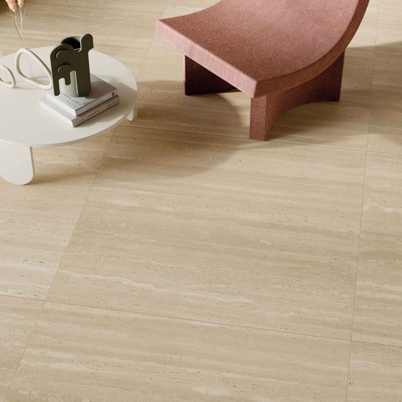 Sensi Roma Cream Naturale 120x120 lifestyle