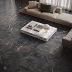 Flaviker Supreme Memories Breccia Imperiale Antique 3D 120x120 with Materia Bianco Vagli installation