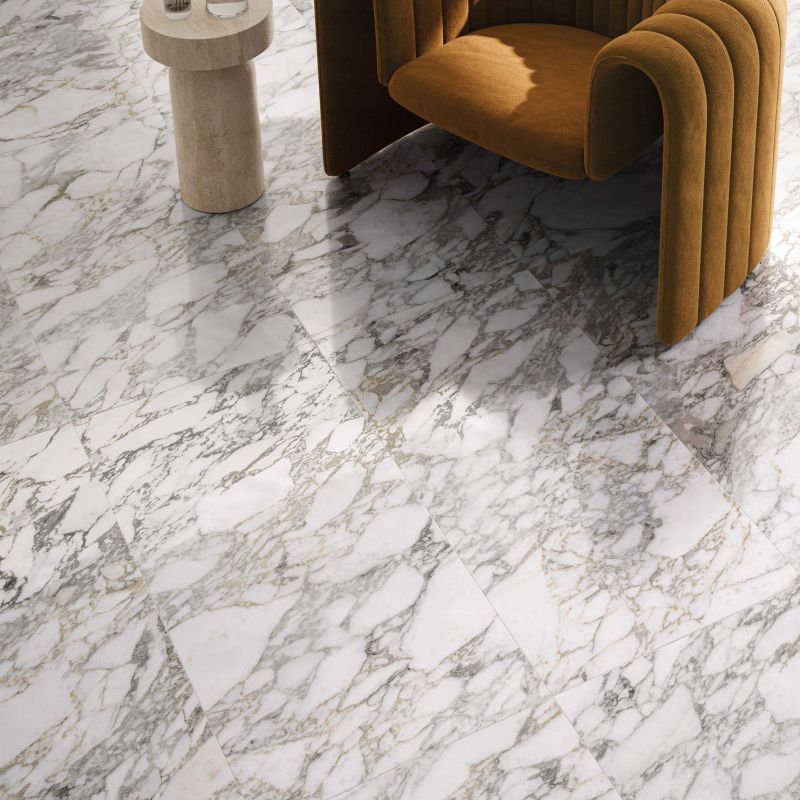 Flaviker Supreme Memories Bianco Vagli Antique 3D 60x120 installation