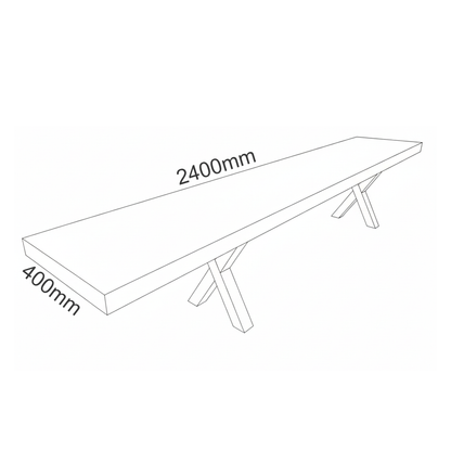 Radcliffe & Moreton Bespoke Liquid Metal Bench Leopard Brass Collection ( Various Sizes )