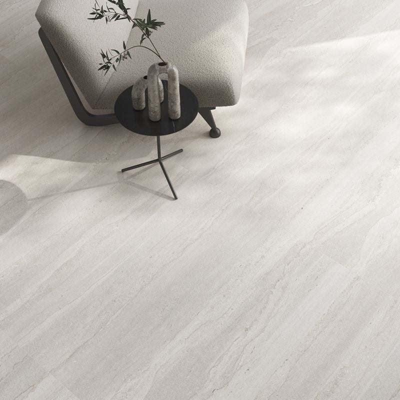 Flaviker Double Linear White Nat 120x120 installation