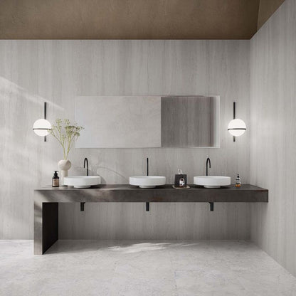 Flaviker Double Linear Grey Nat 120x280 with Rebel Lead 120x280 installation