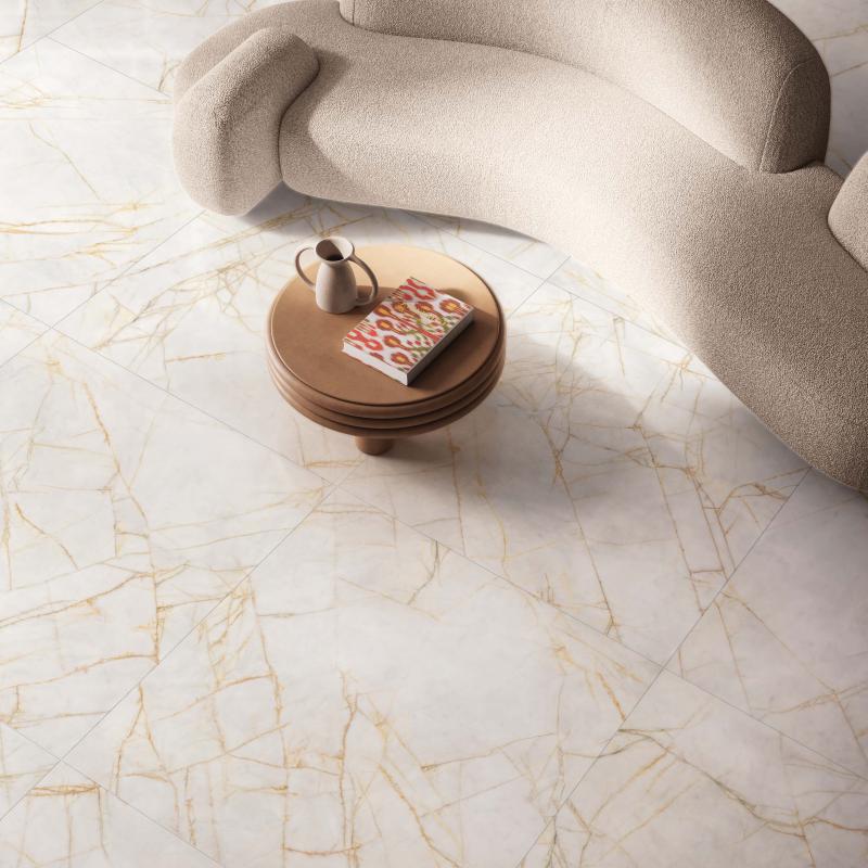 Flaviker Supreme Hedonism Golden Spider Nat 120x120 installation