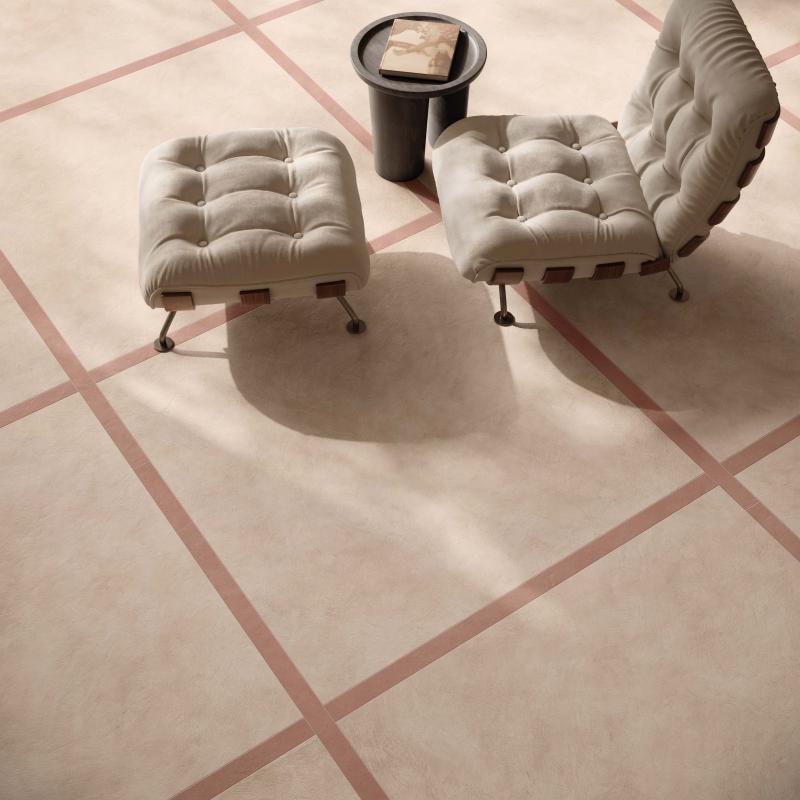 Flaviker Palette Cream 120x120 with Cotto 5x120 installation