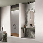 Flaviker Palette Milk and Ash 120x280 with Art Walls Landscape installation