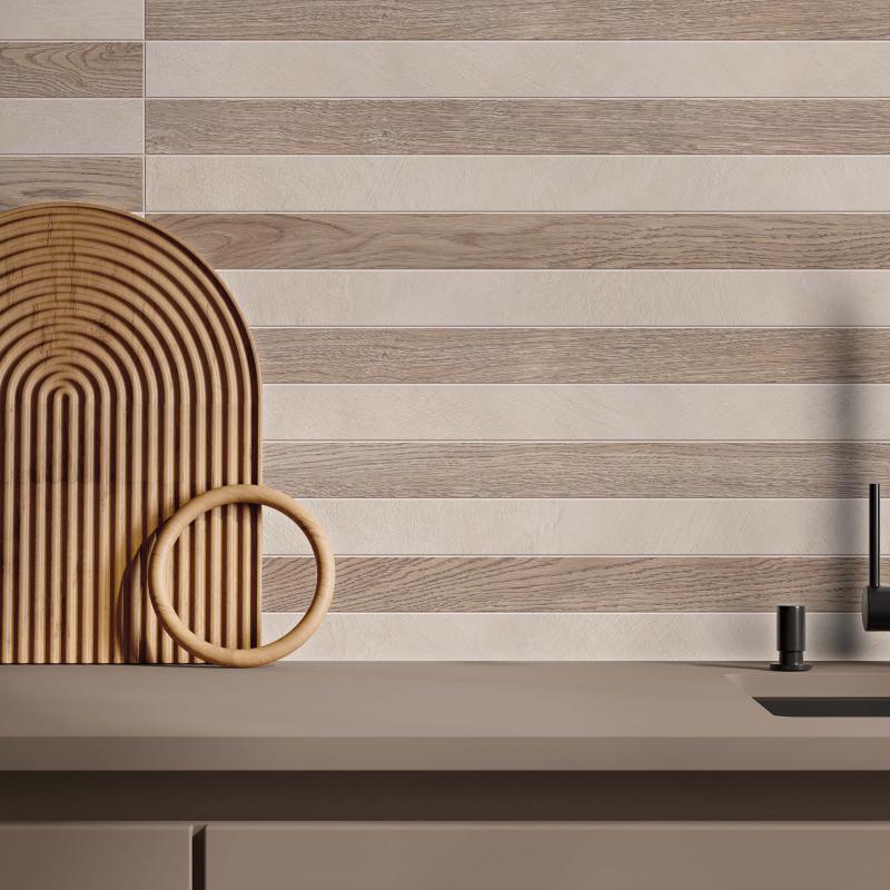 Flaviker Palette Sand 5x120 with Four Seasons Biscuit 5x120 installation