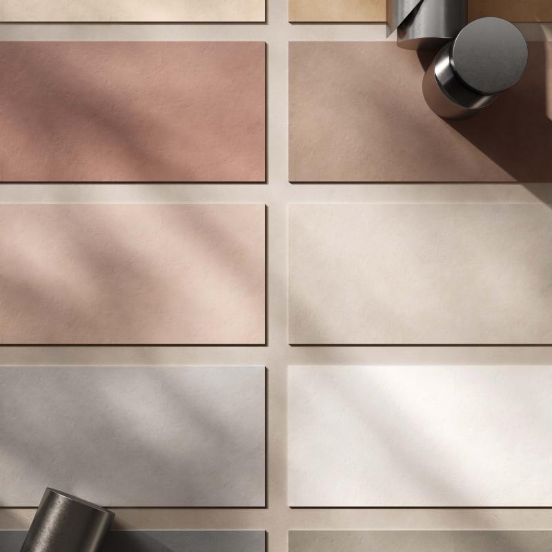 Flaviker Palette the full ten-colour range installation