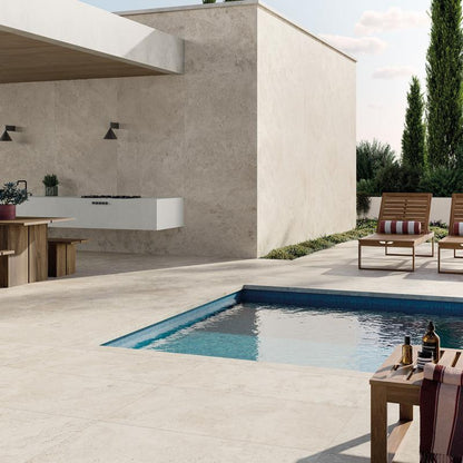 Sensi Roma Cross Ivory 120x280 with OUT.20 R11 60x120 lifestyle