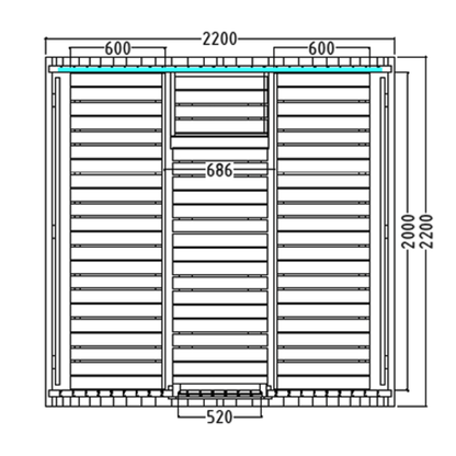 Harvia Kuusi Barrel Sauna 220 KUUSI-220