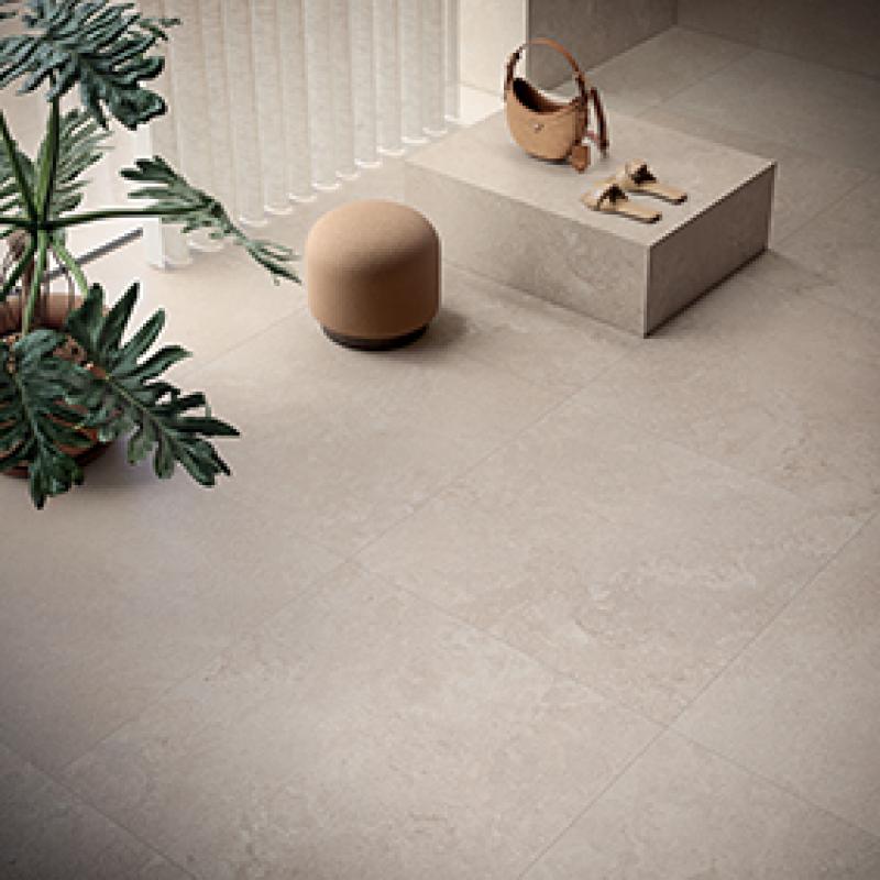 Flaviker Midi Melange Poudre 60x120 installation