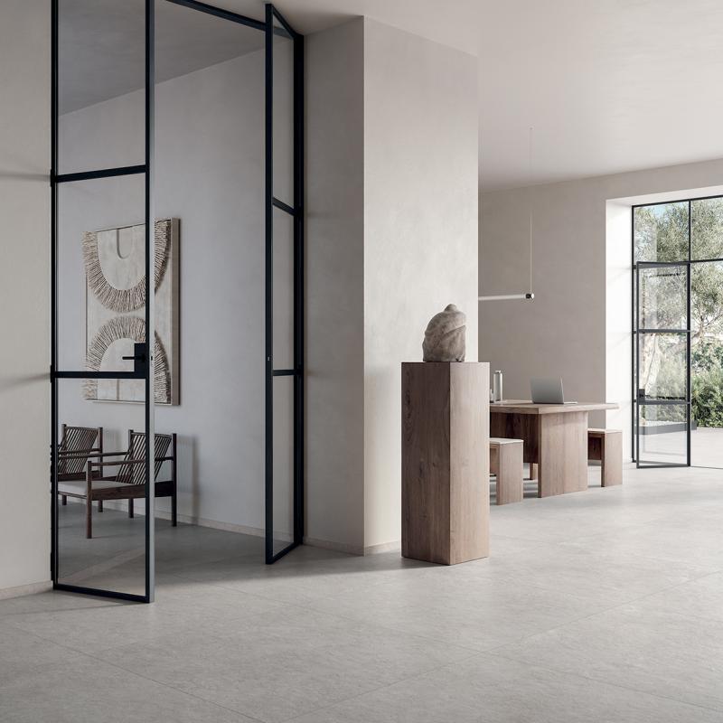 Flaviker Midi Nature Ecru 120x120 installation