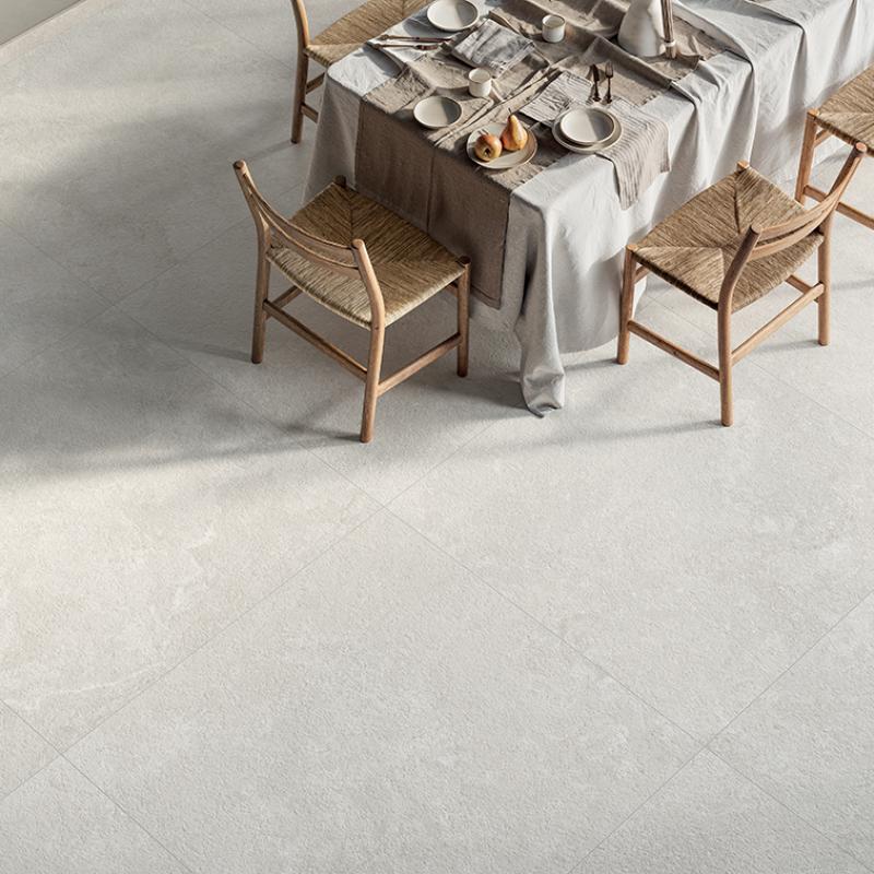 Flaviker Midi Melange Blanc 120x120 installation