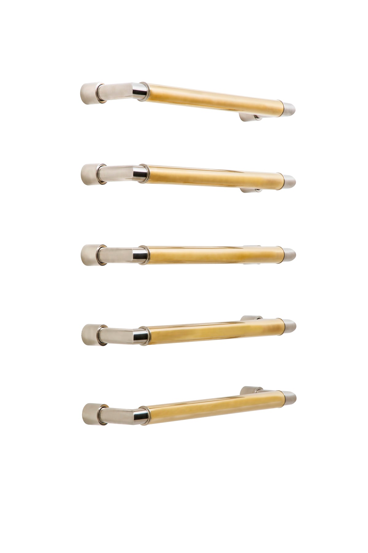 Bard & Brazier Carsten FC2 - Brushed Nickel returns, Hard Rubbed Gold bar