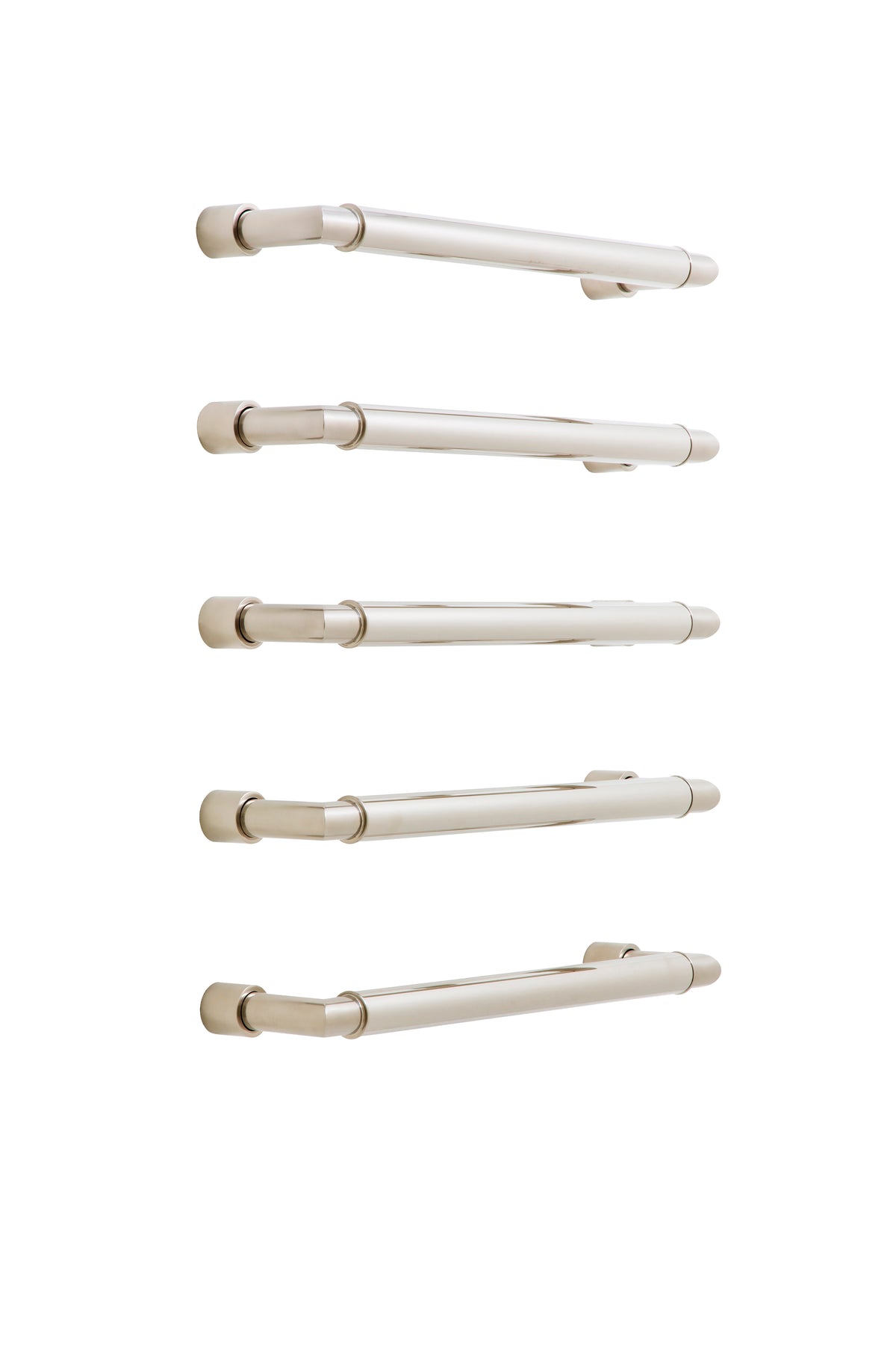Bard & Brazier Carsten FC2 - Brushed Nickel returns, Polished Nickel bar