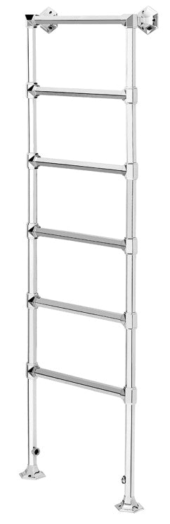 Bard & Brazier Criterion Floor Mounted Towel Rail 1850 x 600mm CTF185/60