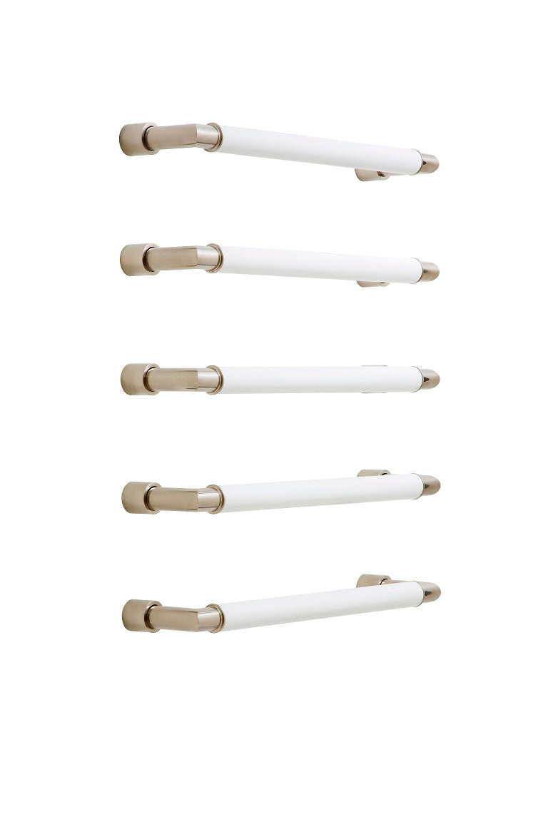 Bard & Brazier Carsten FC2 - Brushed Nickel returns, White bar