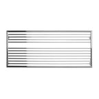 Bard & Brazier D-Rail Wall Mounted Towel Rail 520 x 1210mm DRW52/120