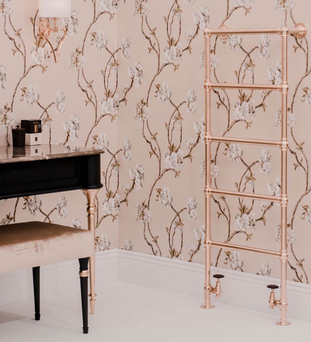 Bard & Brazier La Fayette Floor Mounted Towel Rail 1550 x 600mm LFF155/60 — lifestyle