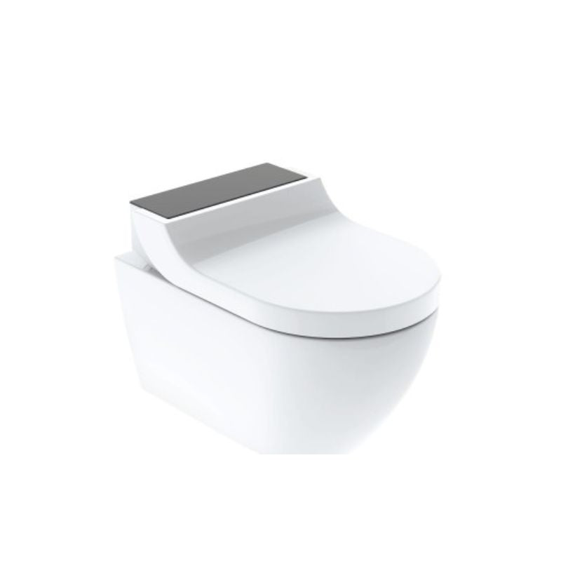 Geberit AquaClean Tuma Comfort Floorstanding Shower Toilet in Black Glass