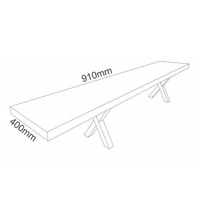 Radcliffe & Moreton Bespoke Liquid Metal Bench Leopard Brass Collection ( Various Sizes )