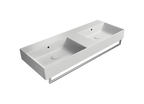 GSI Kube X 120 x 47 double basin in matt white