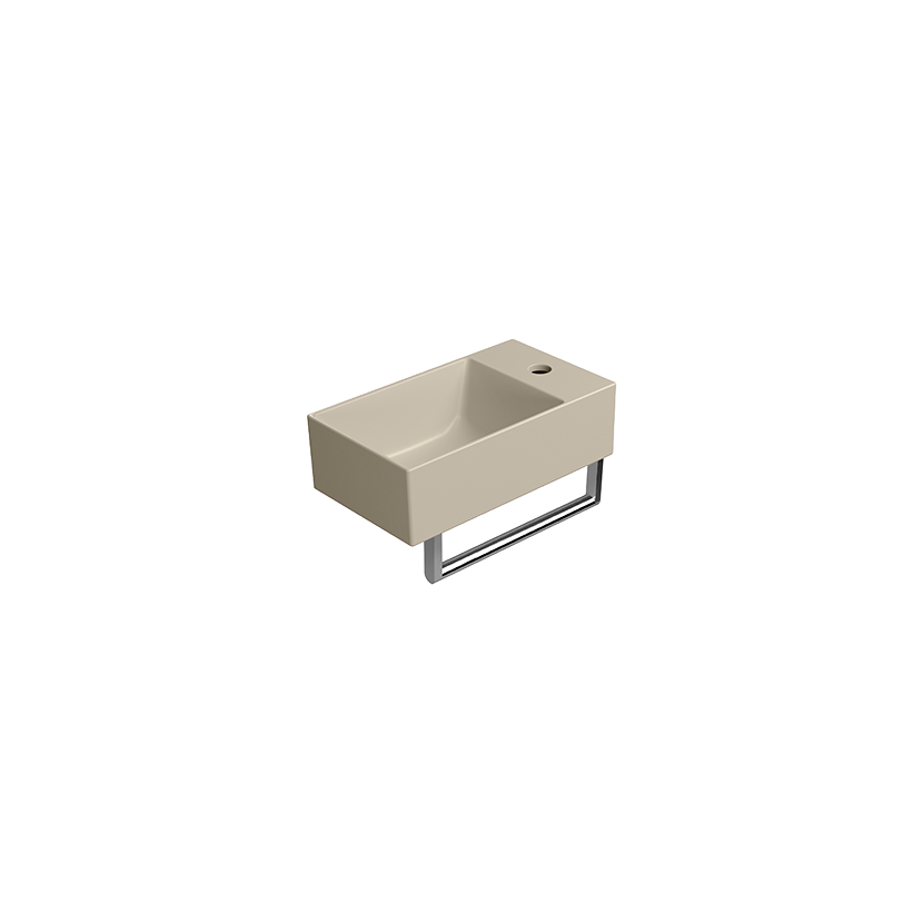 GSI Kube X 40 x 23 basin in matt creta